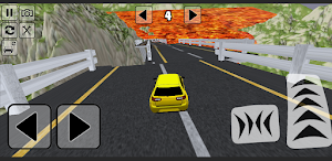 car vs lava crash simulator Screenshot 1