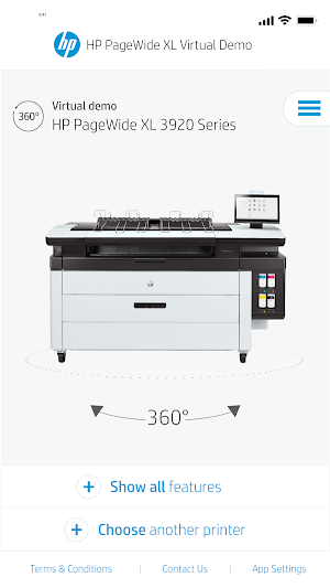 HP PageWide XL Virtual Demo Screenshot 0