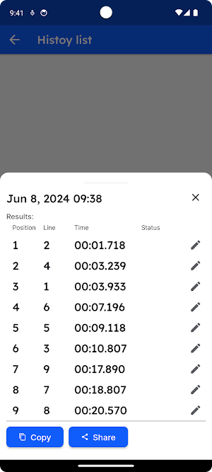 Stopwatch By Lines Screenshot 2