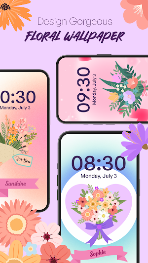 Flower Language Keyboard DIY Screenshot 0
