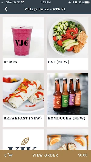 Village Juice & Kitchen Screenshot 2