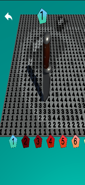 Knife Color Painting ASMR Color By Number Screenshot 0