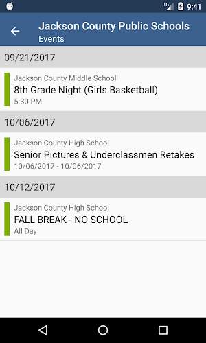 Jackson County Public Schools Screenshot 2