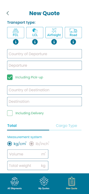 iCargo App Screenshot 1