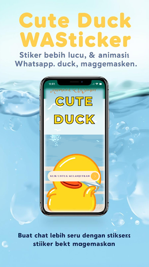 Cute Duck WASticker Screenshot 1
