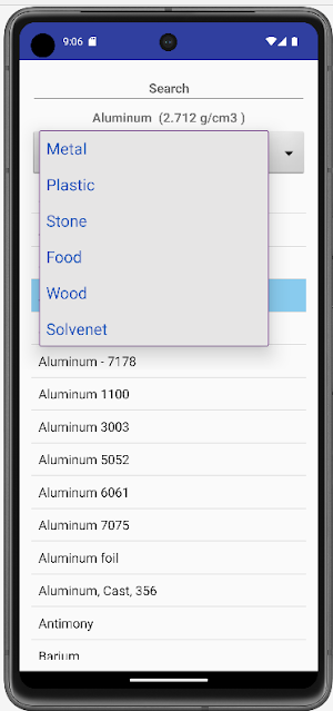 Density Calculator Screenshot 2