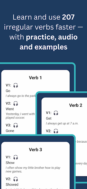 LingoReply IrregularVerbs Screenshot 0