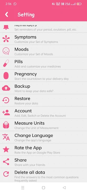 FemCycle - Period Tracker App Screenshot 3