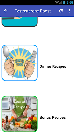 Testosterone Exercices and Recipes Screenshot 3