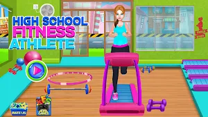 High School Fitness Athlete: Acrobat Workout Game Screenshot 3