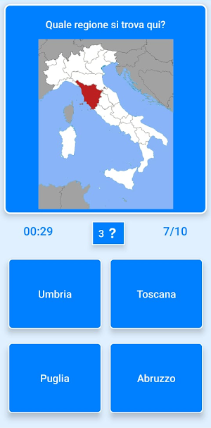 Mappa dell'Italia - Quiz Screenshot 0