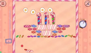 brick breaker with sweets Screenshot 2