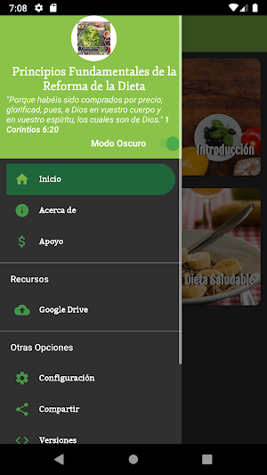 Principios Reforma de la Dieta Screenshot 1
