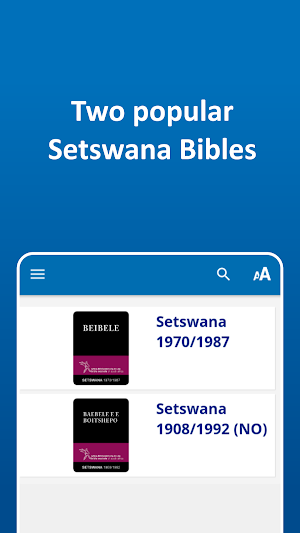 The Bible in Setswana - Tswana Bibles Screenshot 2