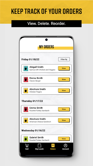 Our Lunches Screenshot 2