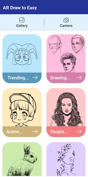 AR Draw Sketch Virtual Circus Screenshot 2