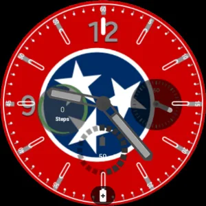 Tennessee Flag Watchface Screenshot 1