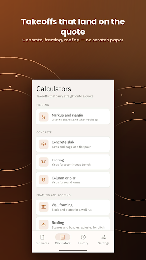 Handyman Calculator & Estimate Screenshot 1