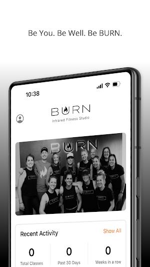 BURN Infrared Fitness Screenshot 2