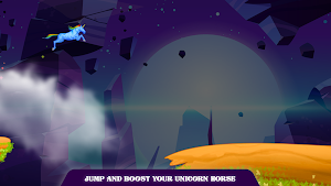 Unicorn Dash Game : Horse Run Screenshot 1
