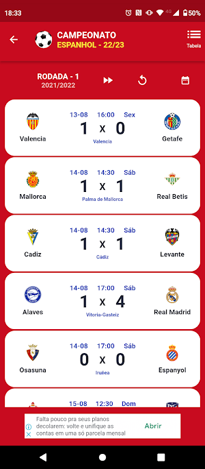 Campeonato Espanhol - La Liga Screenshot 3