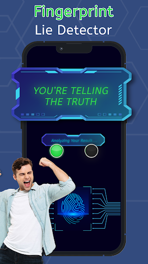 Lie detector fingerprint scann Screenshot 2