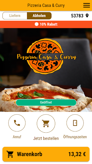 Pizzeria Casa & Curry Screenshot 0