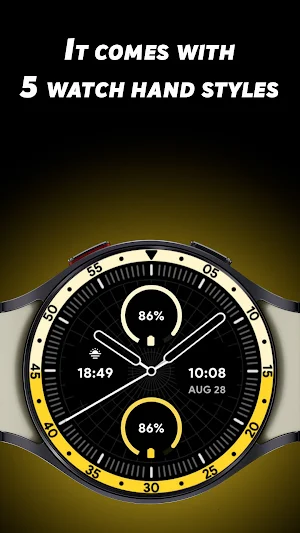 Horizon Analog - Watch face Screenshot 2