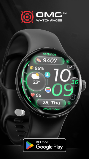 Digital Watch Face: OMG 53 Screenshot 0