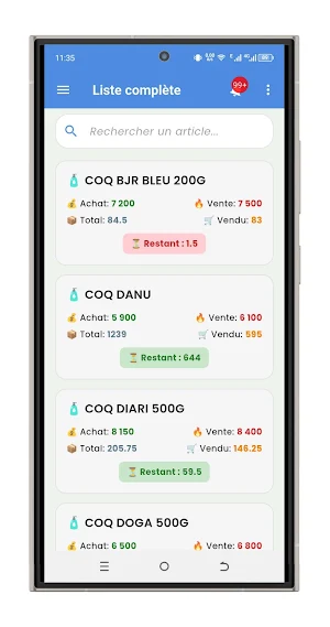 InventairePro Screenshot 2