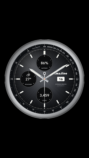 ImaJine Chrono Watch Face Screenshot 3