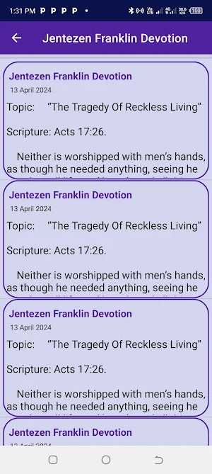 Jentezen Franklin Devotion Screenshot 3