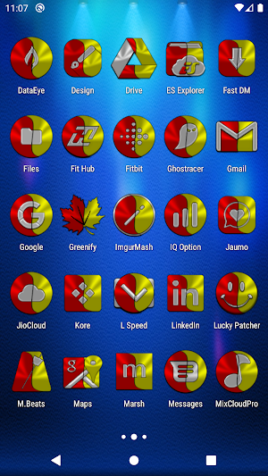 Red and Yellow Icon Pack Screenshot 2