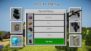 Morph mod for Minecraft Screenshot 1