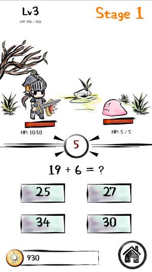 Math game: Speed Math Battle Screenshot 3