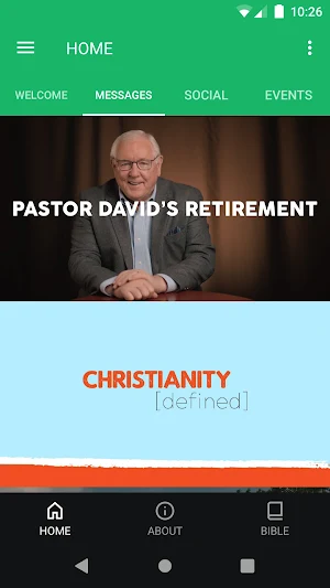 Green Acres Baptist Church App Screenshot 1