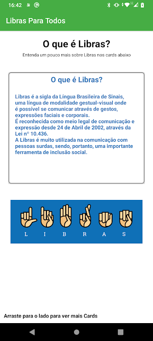 Libras Para Todos Screenshot 2