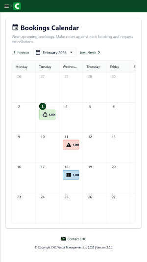 CHC App Screenshot 1
