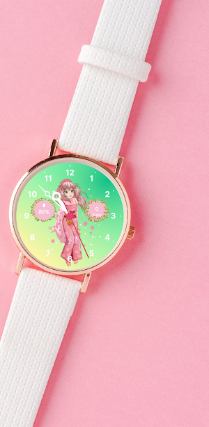 Anime manga watch face theme Screenshot 1
