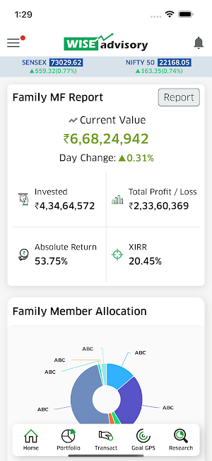 Wise Advisory Services Screenshot 2