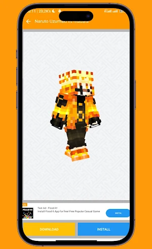 Naruto Skin for Minecraft PE Screenshot 3