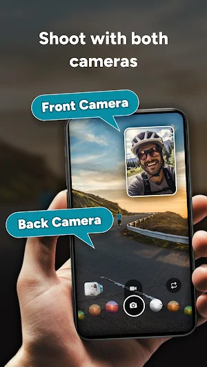 Dual Vlog Camera: Front & Back Screenshot 1