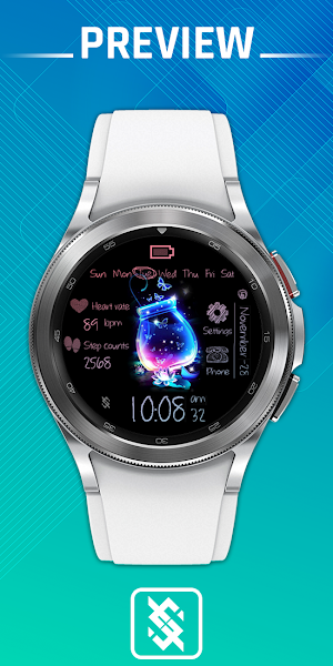 BFF41-Neon Art Wish glass bott Screenshot 0