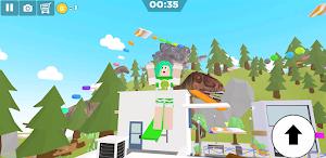 Dino Land Parkour Park Screenshot 1