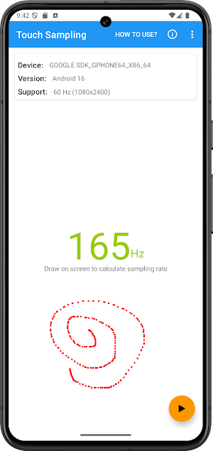 Touch Sampling Rate Screenshot 2