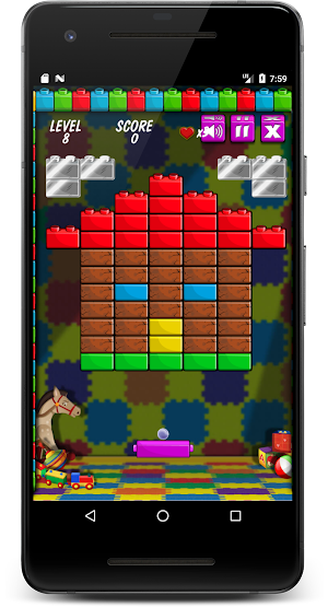 Bricks Breaker puzzle game 2018 Screenshot 0
