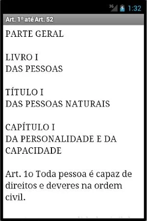 Código Civil Screenshot 0