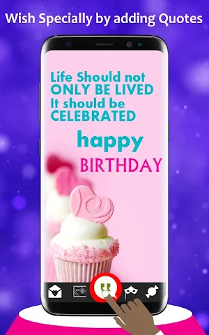 Birthday Greeting Cards Maker: Create photo frames Screenshot 2