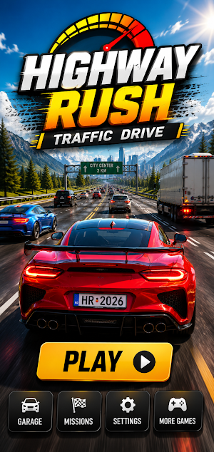 Highway Rush: Traffic Drive Screenshot 1