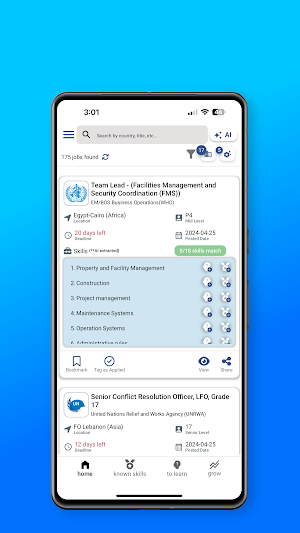 UN jobs Screenshot 1